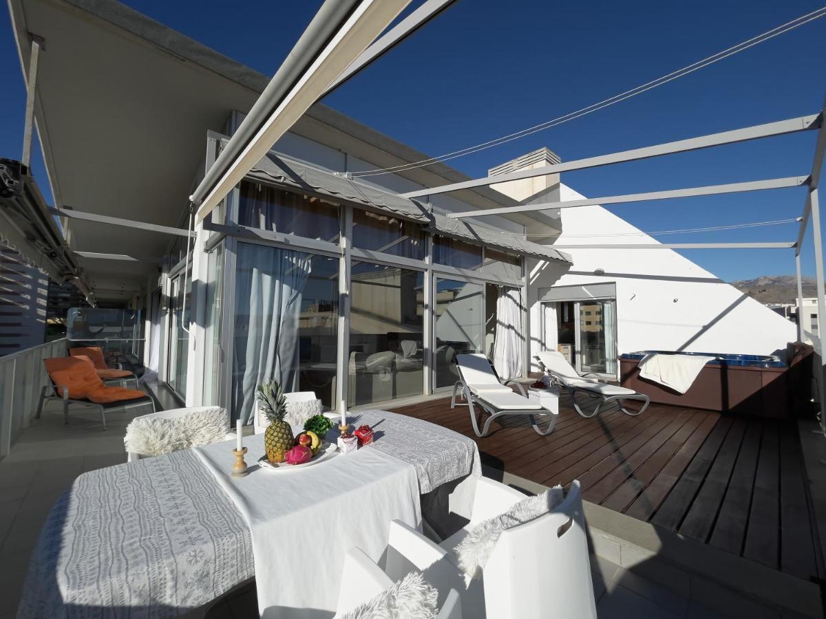 Elegance Sun & Spa Penthouse Benidorm Bagian luar foto